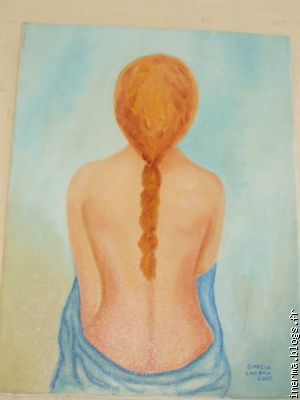 NU A LA TRESSE (30x40cm)